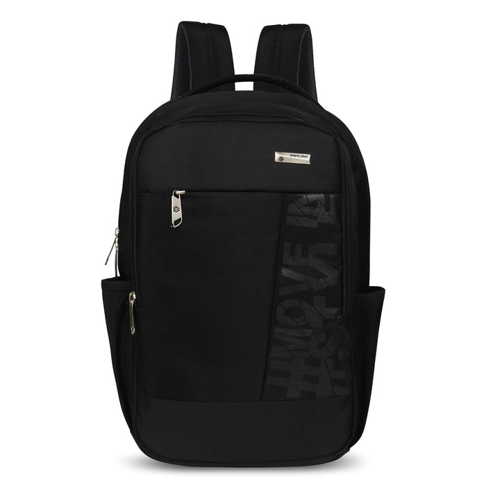 ZIPLINE 35 LTR, 19 inch Black Laptop Backpack for Men & Women College Girls Boys fits 15.6 inch Laptop MacBook pro/Tablet Polyester Airline Carry-on Size - Black