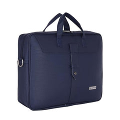 Zipline Office Faux Leather laptop bag for Men - Fits 14/15/15.6 inch Tablet/Laptop Messenger Bags For Mens (1-Blue Bag)