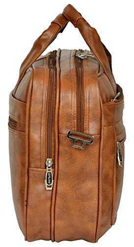 Zipline Laptop bags for men office use | Faux Leather Laptop Bag for Man - Fits 14/15/15.6 inch Laptop/Macbook/Macbook Pro/Tablet Messenger Bags for Mens