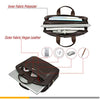 Zipline Laptop bags for men office use | Faux Leather Laptop Bag for Man - Fits 14/15/15.6 inch Laptop/Macbook/Macbook Pro/Tablet Messenger Bags for Mens (1-Brown Bag)