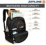 Zipline Casual backpack School bags for boys & Girls |35L Water Resistant backpack bags for women|Stylish,Lightweight,Durable|College bag for boys