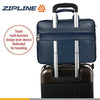 Zipline Laptop bags for men office use | Synthetic Leather Laptop Bag for Man Women, 15.6" Compatible Laptop, Macbook, Macbook Pro Messenger Bags for Men & Women (1-Blue Bag)