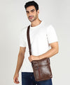 Zipline Sling Crossbody Travel Office Business Messenger One Side Shoulder Bag for Men and Women