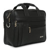 Zipline Laptop bags for men office use | Faux Leather SMALL laptop bag for Man - Fits 13 inch Laptop/Macbook/Macbook Pro/Tablet Messenger Bags For Mens (1-Black Bag)