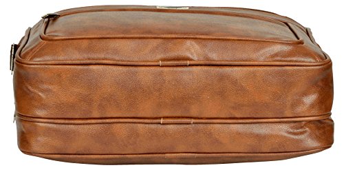 Zipline Laptop bags for men office use | Faux Leather Laptop Bag for Man - Fits 14/15/15.6 inch Laptop/Macbook/Macbook Pro/Tablet Messenger Bags for Mens