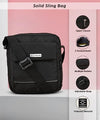 Zipline Sling CrossBody Travel Office Business Messenger One Side Shoulder Bag For Men & Women..