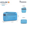 Travel Bag -Toiletry Organizer Hanging Dopp Kit for Men, Cosmetics Pouch for Women (Blue)