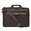 Zipline Laptop bags for men office use | Faux Leather Laptop Bag for Man - Fits 14/15/15.6 inch Laptop/Macbook/Macbook Pro/Tablet Messenger Bags for Mens (1-Brown Bag)