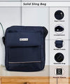Zipline Sling CrossBody Travel Office Business Messenger One Side Shoulder Bag For Men & Women..