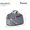 Zipline Duffle Bags, Gym Bags for Men and Women, Mini Sports Bag, Kit Bag, Small Travel Bag for Men, Duffle Bag for Gym with Shoe Compartment (Grey)