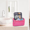 Travel Bag -Toiletry Organizer Hanging Dopp Kit for Men, Cosmetics Pouch for Women (Pink)