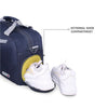 Zipline Duffle Bags, Gym Bags for Men and Women, Mini Sports Bag, Kit Bag, Small Travel Bag for Men, Duffle Bag for Gym with Shoe Compartment (Blue)