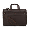 Zipline Laptop bags for men office use | Faux Leather Laptop Bag for Man - Fits 14/15.6/16 inch Laptop, Macbook, Macbook Pro Messenger Bags for Mens (1-Brown Bag)