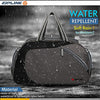 Zipline Gym Polyester Waterproof 40L Large Sports Travel Duffel Bag with Multiple Compartment for Men Women (Grey)