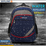 Zipline Casual backpack School bags for boys & Girls |35L Water Resistant backpack bags for women|Stylish,Lightweight,Durable|College bag for boys