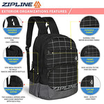 Zipline Polyester 33Ltr Laptop Bags Backpack for Men and Women college girls boys fits 15.6 inch laptop (Copy)