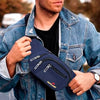 Waist Bags for Men Women- Premium Stitching, Branded Zippers, Waterproof Pocket, Large Fanny Pack for Hiking Travel Camping Running Sports Outdoors, Money Belt with Adjustable Strap (Blue)