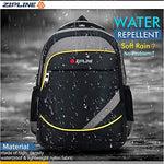 Zipline Casual backpack School bags for boys & Girls |35L Water Resistant backpack bags for women|Stylish,Lightweight,Durable|College bag for boys