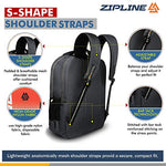 Zipline Casual backpack School bags for boys & Girls |35L Water Resistant backpack bags for women|Stylish,Lightweight,Durable|College bag for boys
