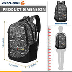 Zipline Casual backpack School bags for boys & Girls |35L Water Resistant backpack bags for women|Stylish,Lightweight,Durable|College bag for boys