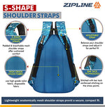 Zipline Casual backpack School bags for boys & Girls |35L Water Resistant backpack bags for women|Stylish,Lightweight,Durable|College bag for boys