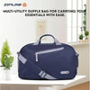 Zipline Duffle Bags, Gym Bags for Men and Women, Mini Sports Bag, Kit Bag, Small Travel Bag for Men, Duffle Bag for Gym with Shoe Compartment (Blue)