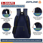 Zipline Casual backpack School bags for boys & Girls |35L Water Resistant backpack bags for women|Stylish,Lightweight,Durable|College bag for boys