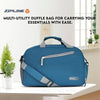 Zipline Duffle Bags, Gym Bags for Men and Women, Mini Sports Bag, Kit Bag, Small Travel Bag for Men, Duffle Bag for Gym with Shoe Compartment (T-Blue)