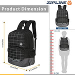 Zipline Polyester 33Ltr Laptop Bags Backpack for Men and Women college girls boys fits 15.6 inch laptop (Copy)