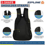 Zipline Polyester 33Ltr Laptop Bags Backpack for Men and Women college girls boys fits 15.6 inch laptop