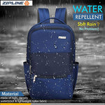 Zipline 35 Ltr, 19 inch Grey Laptop Backpack for Men & Women college girls boys fits 15.6 inch laptop macbook pro/tablet polyester Airline carry-on size