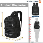 Zipline Polyester 33Ltr Laptop Bags Backpack for Men and Women college girls boys fits 15.6 inch laptop