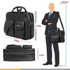 Zipline Laptop bags for men office use | Synthetic Leather Laptop Bag for Man Women, 15.6" Compatible Laptop, Macbook, Macbook Pro Messenger Bags for Men & Women (1-Black Bag)