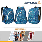 Zipline Casual backpack School bags for boys & Girls |35L Water Resistant backpack bags for women|Stylish,Lightweight,Durable|College bag for boys
