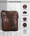 Zipline Sling Crossbody Travel Office Business Messenger One Side Shoulder Bag for Men and Women