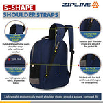 Zipline Casual backpack School bags for boys & Girls |35L Water Resistant backpack bags for women|Stylish,Lightweight,Durable|College bag for boys