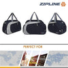 Zipline Men's and Women's Polyester Water Resistant Duffle Bag , 40L (Blue)