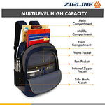Zipline Casual backpack School bags for boys & Girls |35L Water Resistant backpack bags for women|Stylish,Lightweight,Durable|College bag for boys