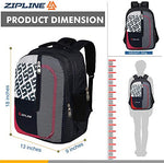 Zipline Casual backpack School bags for boys & Girls |35L Water Resistant backpack bags for women|Stylish,Lightweight,Durable|College bag for boys