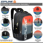 Zipline Casual backpack School bags for boys & Girls |35L Water Resistant backpack bags for women|Stylish,Lightweight,Durable|College bag for boys