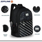 Zipline Casual backpack School bags for boys & Girls |35L Water Resistant backpack bags for women|Stylish,Lightweight,Durable|College bag for boys