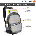 Zipline Polyester 33Ltr Laptop Bags Backpack for Men and Women college girls boys fits 15.6 inch laptop (Copy)