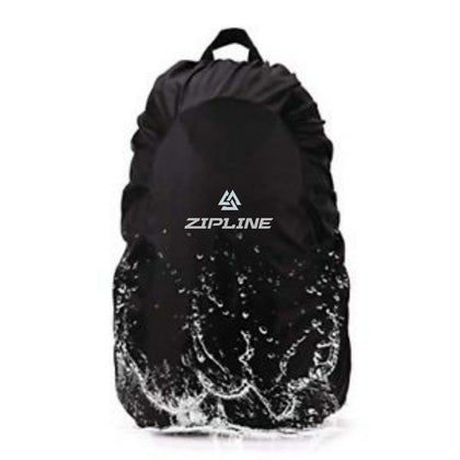 Zipline Rain & Dust Nylon Foldable Waterproof Cover with Pouch Laptop Bags and Backpacks Bag Cover