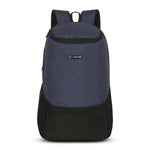 Zipline Backpack Bag for Men Women 24L Casual Laptop Bag 15.6 inch Office Bag for Men Water Resistant Sleek Smart Bag for Boys (Black) - Blue