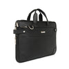 Zipline Laptop bags for men office use | Faux Leather Laptop Bag for Man - Fits 14/15.6/16 inch Laptop, Macbook, Macbook Pro Messenger Bags for Mens (1-Black Bag)