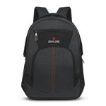 Zipline Backpack Bag for Men Women 32L Casual Laptop Bag 15.6 inch Office Bag for Men Water Resistant Sleek Smart Bag for Boys (Black) - Black