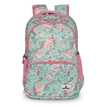 Zipline Casual School bag for girls,Dark Blue|34L Water Resistant Backpack for women|Stylish,Lightweight,Durable|College Bag For Women .(Medium Size) - Green