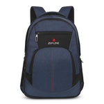 Zipline Backpack Bag for Men Women 32L Casual Laptop Bag 15.6 inch Office Bag for Men Water Resistant Sleek Smart Bag for Boys (Black) - Blue