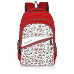 Zipline Stylish Casual 36L Standard Backpack School College Bag For Men Women Boys & Girls - Red