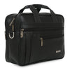 Zipline Laptop bags for men office use | Faux Leather SMALL laptop bag for Man - Fits 13 inch Laptop/Macbook/Macbook Pro/Tablet Messenger Bags For Mens (1-Black Bag)